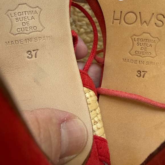 Free People NWT Howsty Sophisticated Strappy Sexy High Heel Red Coral Suede 🔥🎁❤️ - Picture 10 of 10
